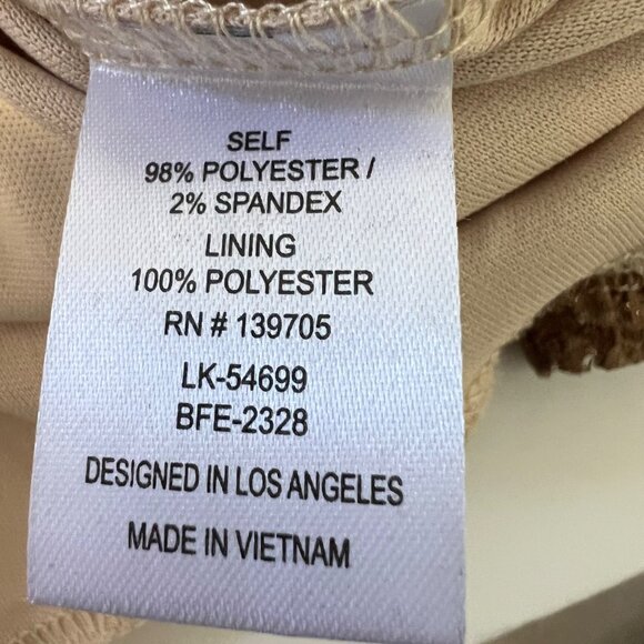 Honey and Rosie Juniors Glittery Chevron Stripe Lace Dress Brown Ombre size L - Picture 8 of 11